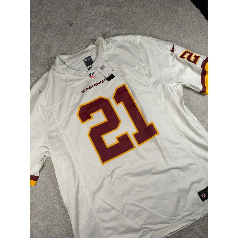 NWT Sean Taylor #21 Washington Redskins Nike On Field White NFL Jersey Mens 3XL